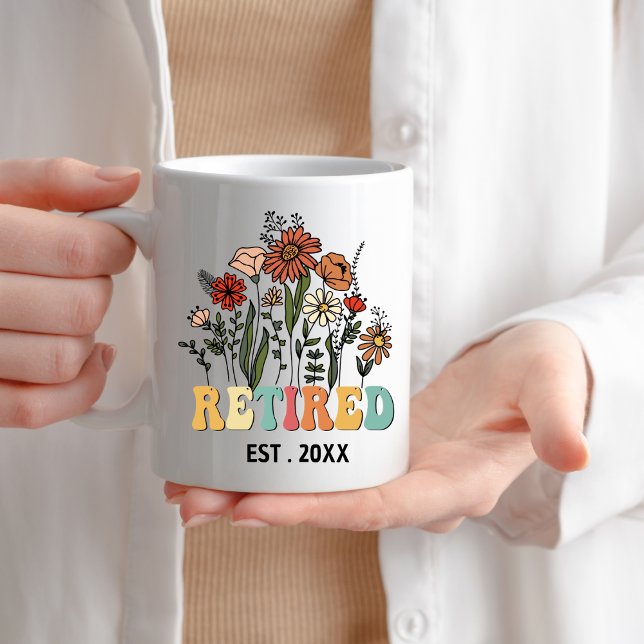 Taza De Café Jubilado Est 2024 Funny Retirement Fiesta Para Muj (Subido por el creador)