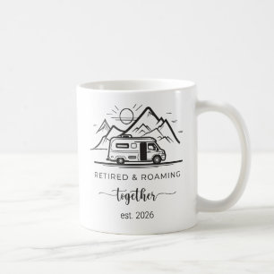Taza De Café Jubilado y de viaje Camping Jubilación Gif Vida en