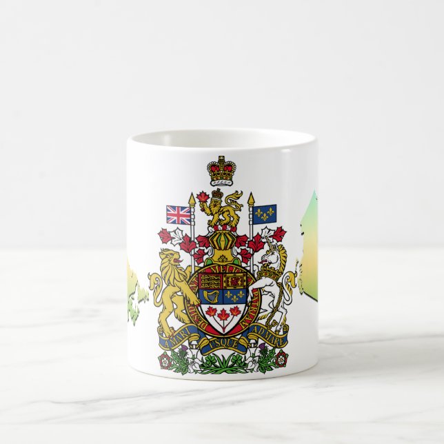Taza De Café Jubileo de diamante Canadá (Centro)