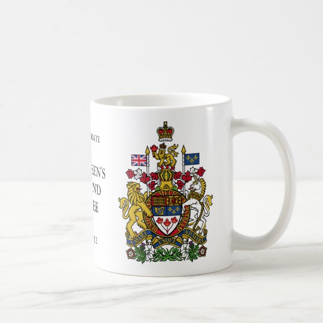 Taza De Café Jubileo de diamante Canadá (Derecha)