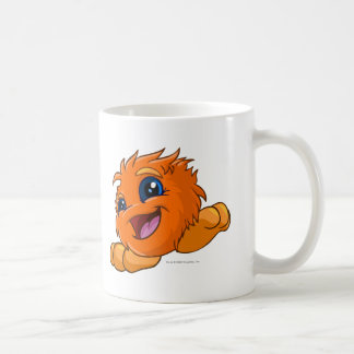 Taza De Café JubJub anaranjado feliz