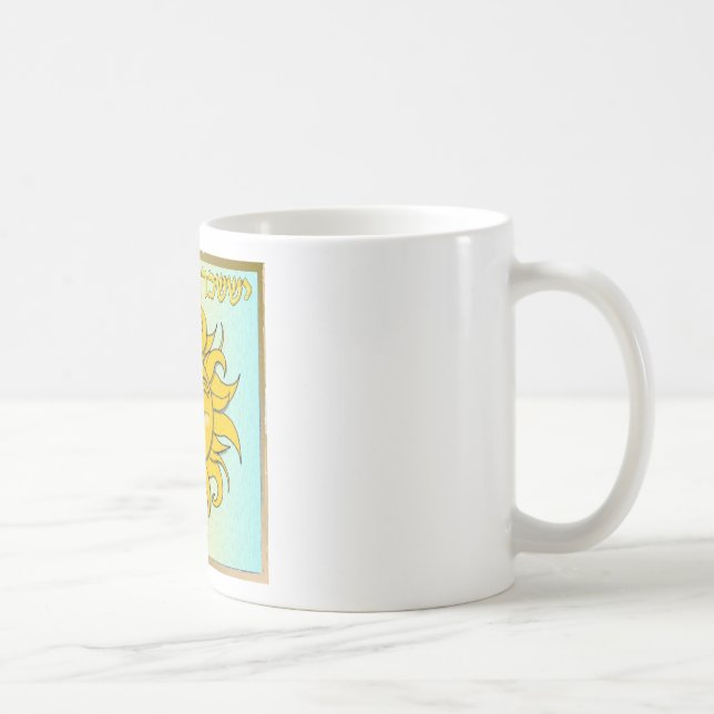Taza De Café Judaica 12 Tribus Israel Issachar (Derecha)