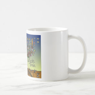 Taza De Café Judaica L'shanah Tovah Árbol de la Vida Regalos Ro
