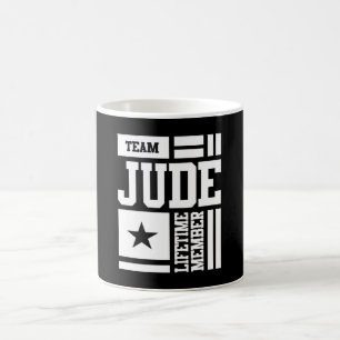 Taza De Café Jude Nombre Personalizado Regalo de cumpleaños