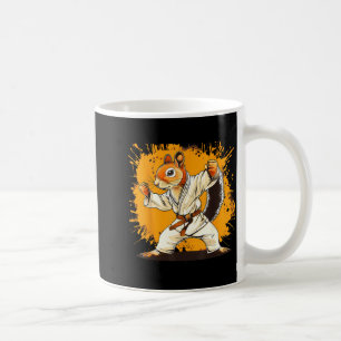 Taza De Café Judo Ardilla Acuarela Taekwondo Karate MMA