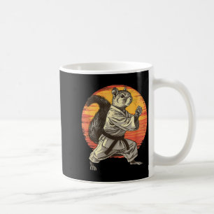 Taza De Café Judo Ardilla Atardecer MMA Taekwondo Karate Ardill