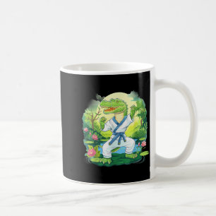 Taza De Café Judo Cocodrilo Naturaleza Kickboxing Taekwondo Art