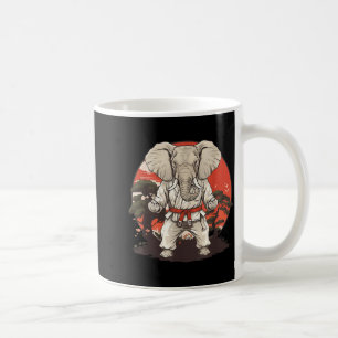 Taza De Café Judo Elefante Naturaleza Kickboxing Taekwondo Arte
