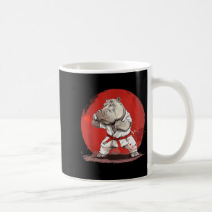 Taza De Café Judo Hippo Nature Kickboxing Taekwondo Artes Marci