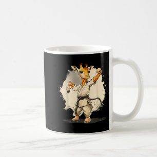 Taza De Café Judo Jirafa Naturaleza Kickboxing Taekwondo Artes 