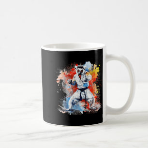 Taza De Café Judo Lémur Naturaleza Kickboxing Taekwondo Artes M