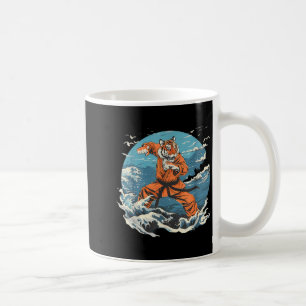 Taza De Café Judo Tigre Ola Océano Kickboxing Taekwondo Artes M