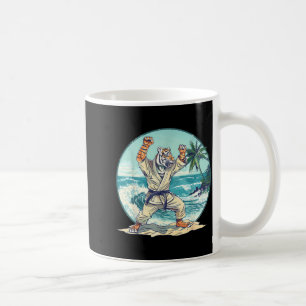 Taza De Café Judo Tigre Taekwondo Artes Marciales Judo Ola Océa