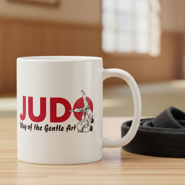 Taza De Café Judo - Way of the Gentle Art | Martial Arts Design (Subido por el creador)
