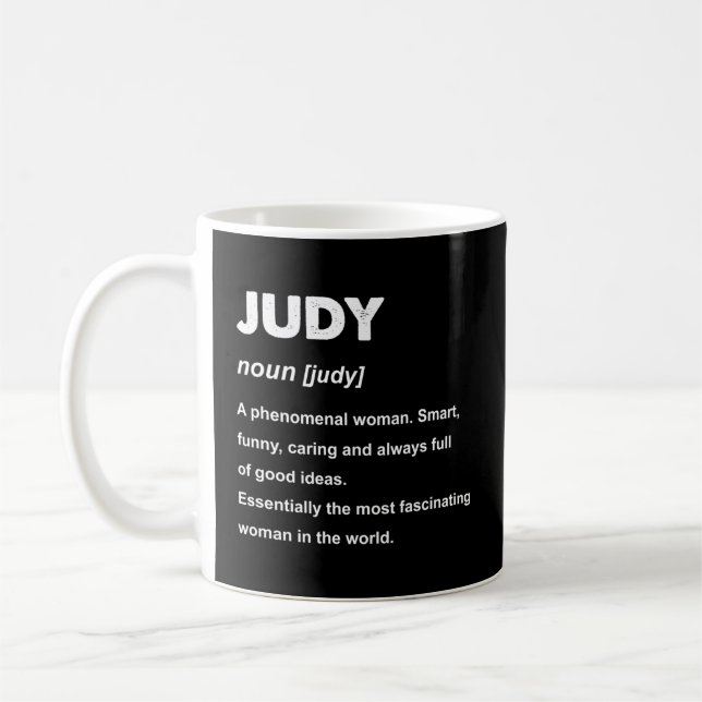 Taza De Café Judy Name Judy Name Black Small (Izquierda)
