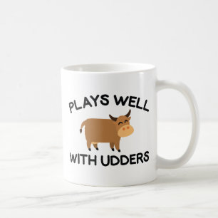 Taza De Café Juega bien con Udders