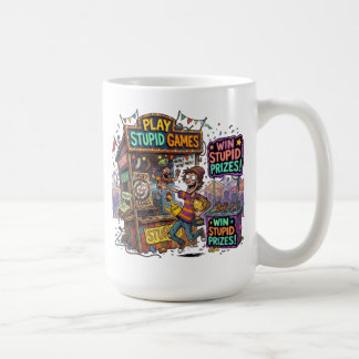 Taza De Café Juega Juegos Estúpidos Gana Premios Estúpidos Dive