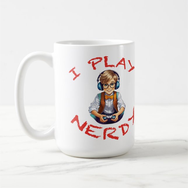 Taza De Café Juego a un chico de los nerds gamer (Izquierda)