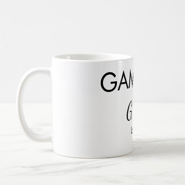 Taza De Café Juego activado agregar nombre de la pareja fiesta  (Izquierda)