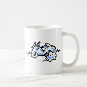 Taza De Café Juego americano del perro esquimal muerto