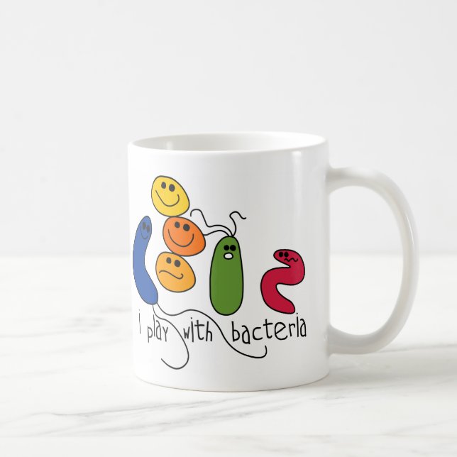 Taza De Café Juego con las bacterias (Derecha)