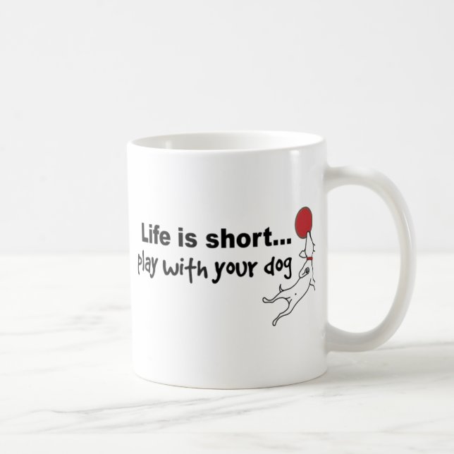 Taza De Café Juego con su perro (Derecha)