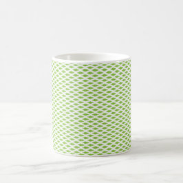 Taza De Café Juego de carpetas verdes botánicas