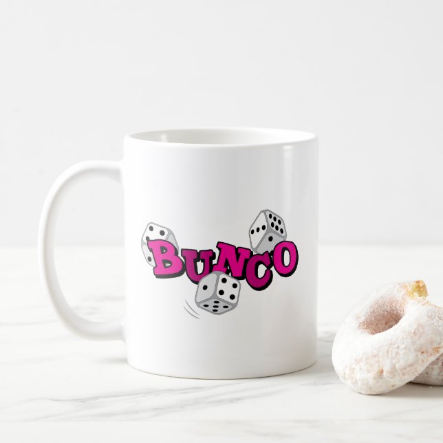 Taza De Café Juego de dados Bunco (Con donut)