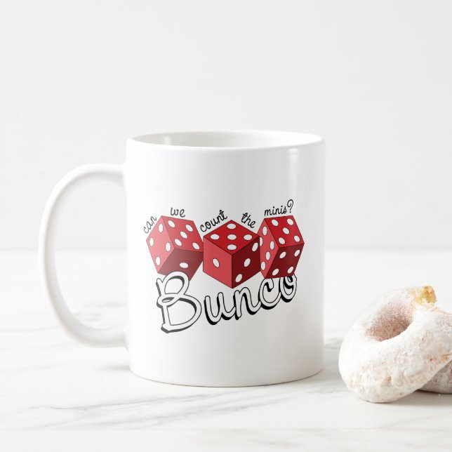 Taza De Café Juego de dados Bunco (Con donut)