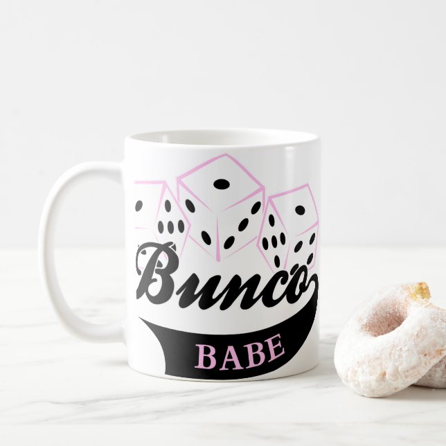 Taza De Café Juego de dados Bunco (Con donut)
