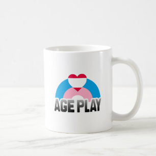 TAZA DE CAFÉ JUEGO DE EDAD ARCOÍRIS