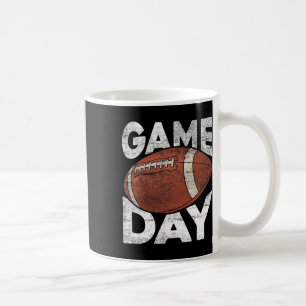 Taza De Café Juego de fútbol americano vintage amante de los de