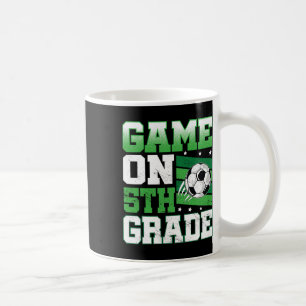 Taza De Café Juego de fútbol en 5º grado de vuelta al cole lind