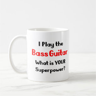 Taza De Café juego de guitarra bajo