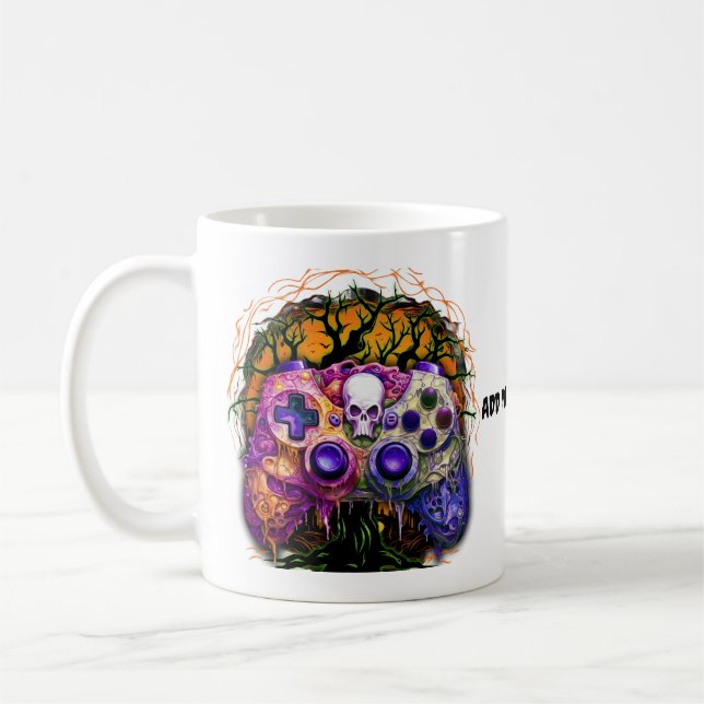 Taza De Café Juego de Halloween, detestable controlador (Izquierda)
