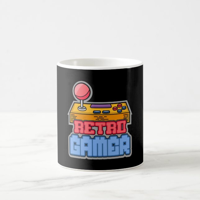 Taza De Café Juego de juegos Retro Gamer consola de videojuegos (Centro)
