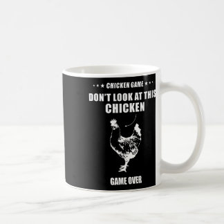 Taza De Café Juego de la Gallina No Mires a Esta Gallina Gallin