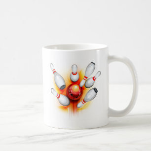 Taza De Café Juego de los bolos (visión superior)