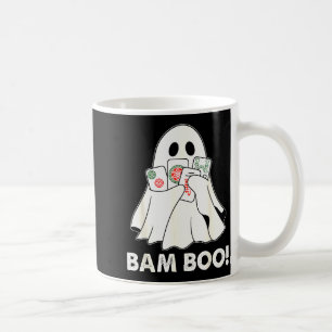 Taza De Café Juego de Mahjong de disfraz divertido de fantasma