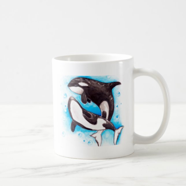 Taza De Café juego de orca (Derecha)