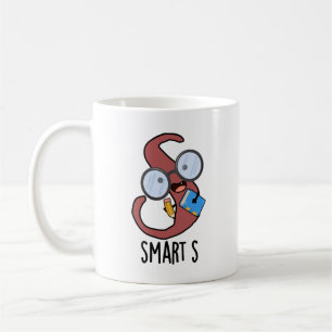 Taza De Café Juego de Palabras Divertido de la Letra S Intelige