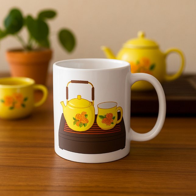 Taza De Café Juego de Tetera (Subido por el creador)