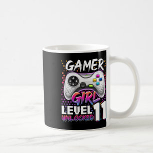 Taza De Café Juego de video desbloqueado de nivel 11 de Chica d