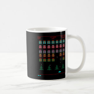 Taza De Café Juego de vídeo retro estilo navidad