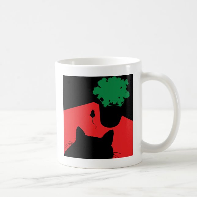 TAZA DE CAFÉ JUEGO DEL CAT Y DEL RATÓN (Derecha)