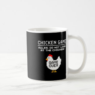 Taza De Café Juego del pollo No mires al pollo Divertido prácti