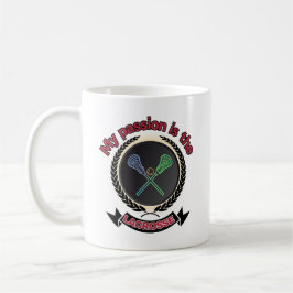 Taza De Café Juego deportivo de pasión por bolas cruzadas Lacro