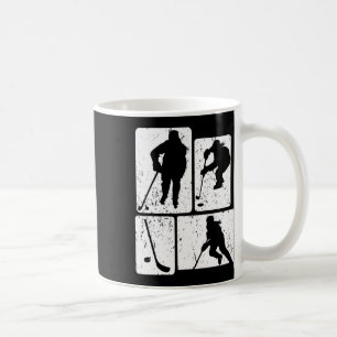 Taza De Café Juego divertido de hockey sobre hielo palo inviern