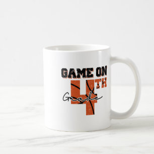 Taza De Café Juego Divertido En El Cuarto Grado Esbozo Primer D