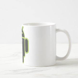 Taza De Café Juego encima del verde androide